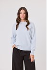ROSIE CASHWOOL KNIT - blue marl